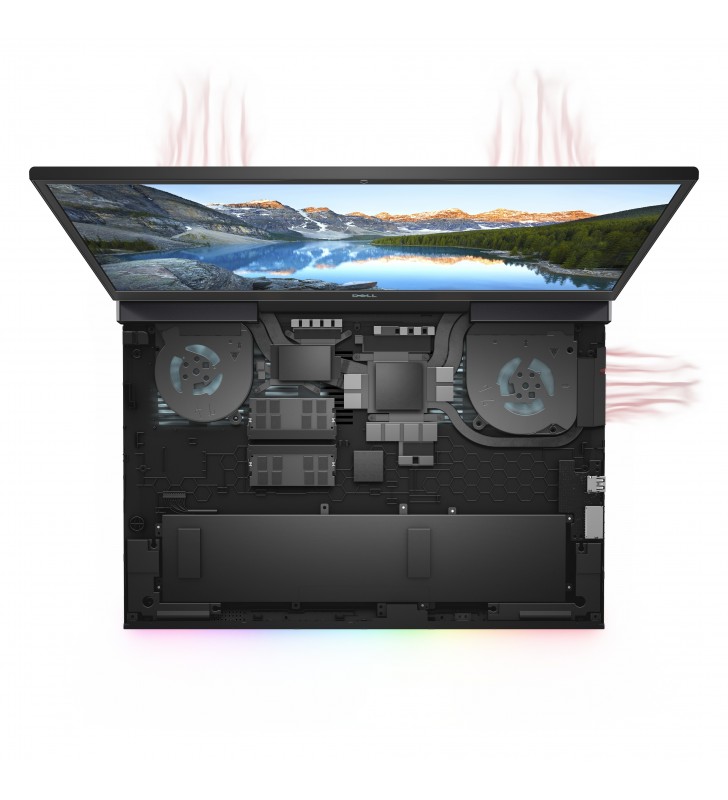Laptop Dell Inspiron G7 7700, Intel Core i7-10750H, 17.3inch, RAM 16GB, SSD 512GB, nVidia GeForce GTX 1660 Ti 6GB, Windows 10, Mineral Black