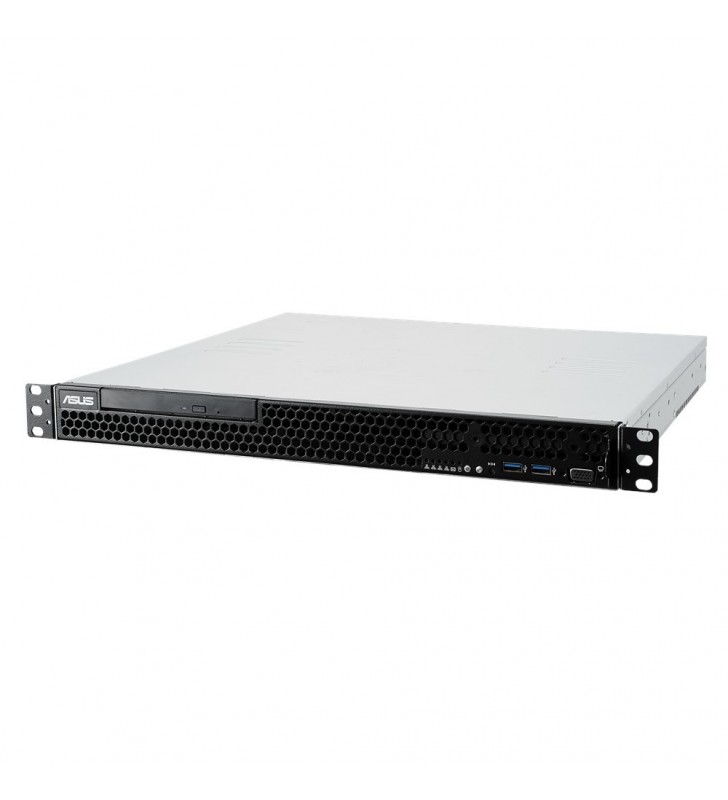 ASUS RS100-E10-PI2 Intel C242 LGA 1150 (Mufă H4) Cabinet metalic (1U) Negru, Metalic
