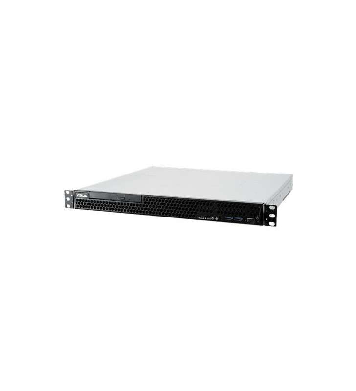 ASUS RS100-E10-PI2 Intel C242 LGA 1150 (Mufă H4) Cabinet metalic (1U) Negru, Metalic