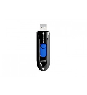 TRANSCEND 512GB USB 3.1 Pen Drive Capless Black