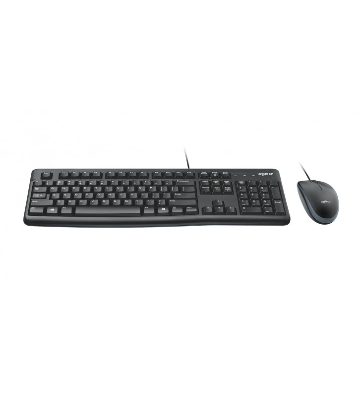 Logitech MK120 tastaturi USB Germană Negru