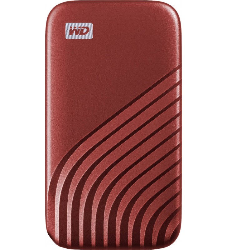 SSD portabil WD My Passport WDBAGF0020BRD-WESN, 1TB, USB 3.2, rosu