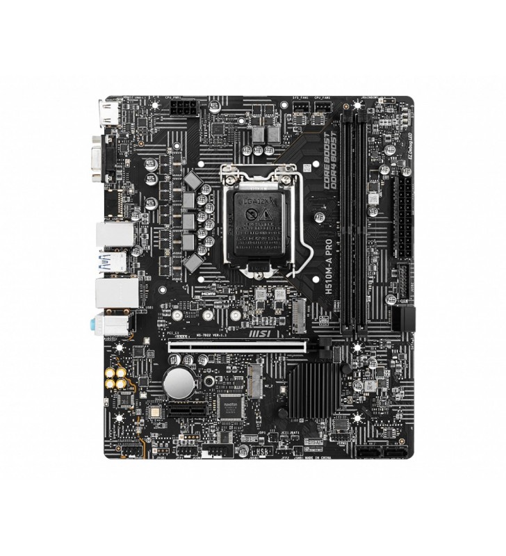 MSI H510M-A PRO plăci de bază Intel H510 LGA 1200 micro-ATX