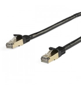 StarTech.com 6ASPAT5MBK cabluri de rețea Negru 5 m Cat6a S/UTP (STP)