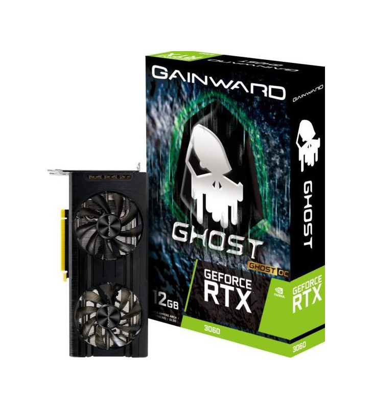 Placă grafică Gainward GeForce RTX 3060 Ghost OC 12GB GDDR6 (NE63060T19K9-190AU)
