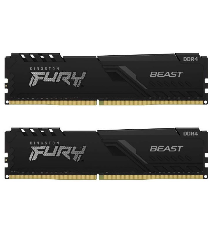 Memorie Kingston FURY Beast 64GB (2x32GB) DDR4 3200MHz CL16 Dual Channel Kit