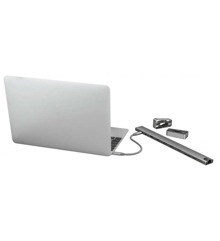 Trust Dalyx Prin cablu USB 3.2 Gen 1 (3.1 Gen 1) Type-C Aluminiu