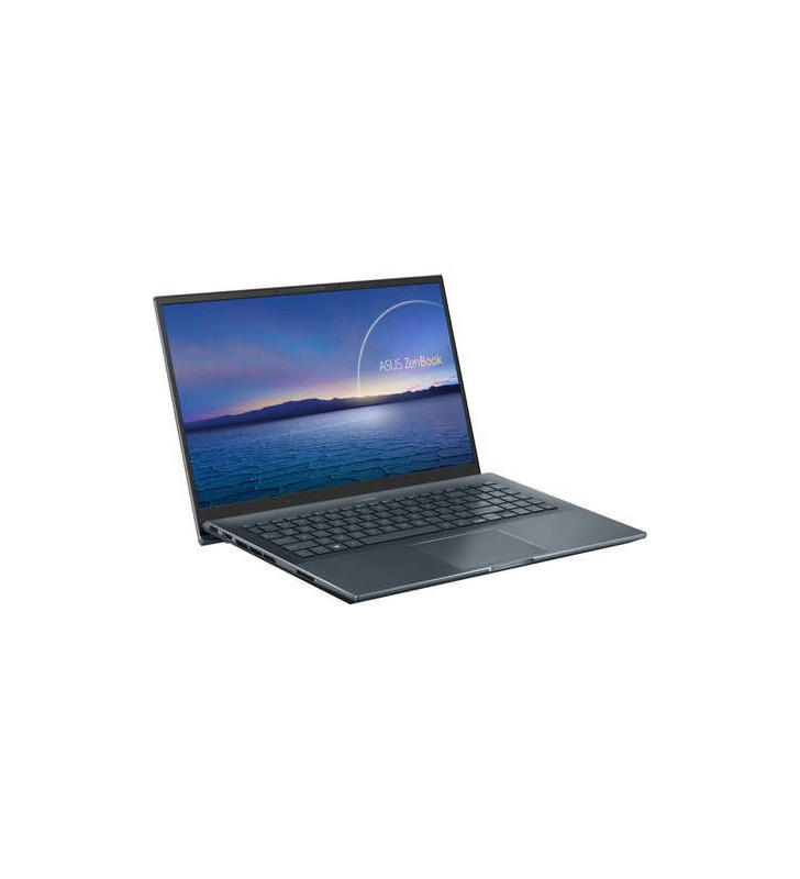 Laptop ASUS ZenBook Pro OLED UX535LI-H2238R, Intel Core i5-10300H pana la 4.5GHz, 15.6" 4K UHD Touch, 16GB, SSD 512GB, NVIDIA GeForce GTX 1650 Ti 4GB, Windows 10 Pro, gri