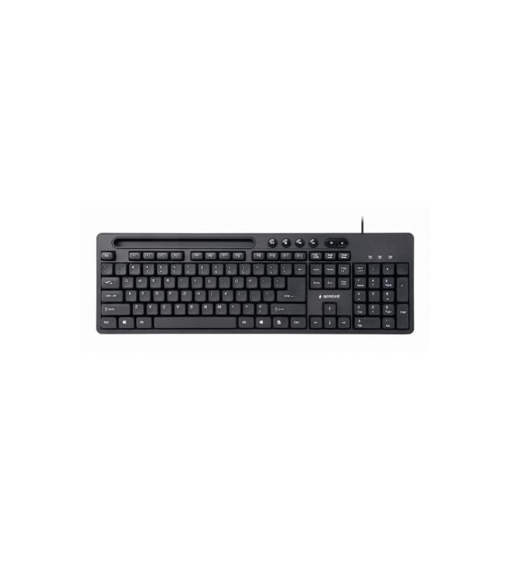 Tastatura Gembird KB-UM-108, US Layout, USB, Black