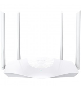 Tenda| TX3 | Router wireless | 802.11a.x | AX 1800 Dual Band | Porturi 1 WAN, 3 LAN Gigabit| Antene 4 externe 6 dbi | CPU Quad  Core 1.5 GHz | Gaming & streaming | Alb
