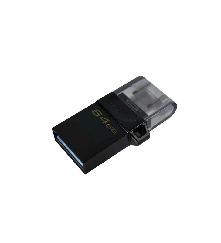 MEMORIE USB 2.0 KINGMAX 128 GB, cu capac, plastic, negru, "KM128GPA07B" (include TV 0.02 lei)