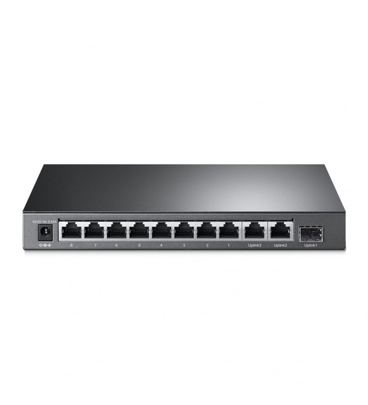 TP-LINK TL-SG1210MP switch-uri Fara management Gigabit Ethernet (10/100/1000) Power over Ethernet (PoE) Suport Negru