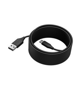 Jabra 14202-11 cabluri USB 5 m USB 2.0 USB C USB A Negru