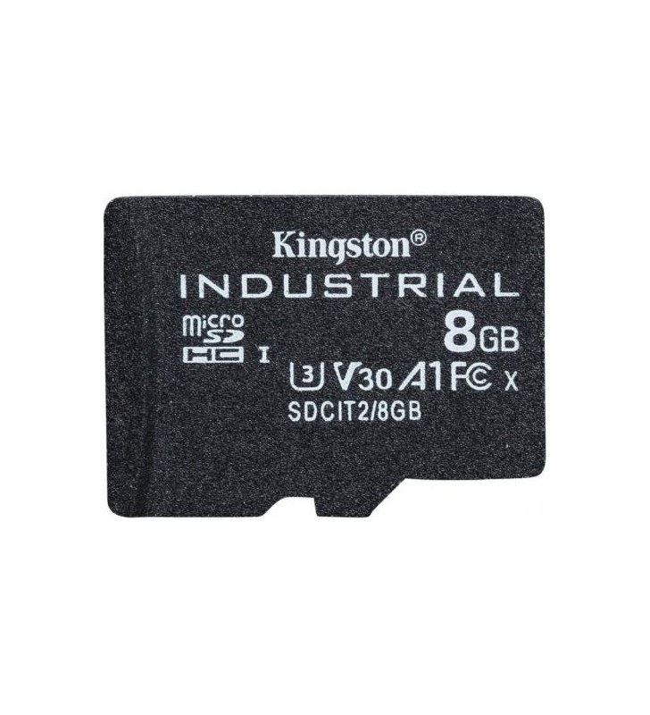 Memory Card Kingston Industrial microSDHC, 8GB, Clasa 10