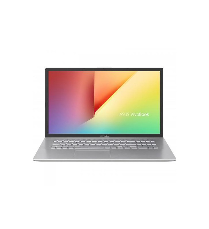 Laptop ASUS VivoBook 17 X712FA-BX1117, Intel Core i3-10110U, 17.3inch, RAM 8GB, HDD 1TB + SSD 256GB, Intel UHD Graphics, No OS, Transparent Silver