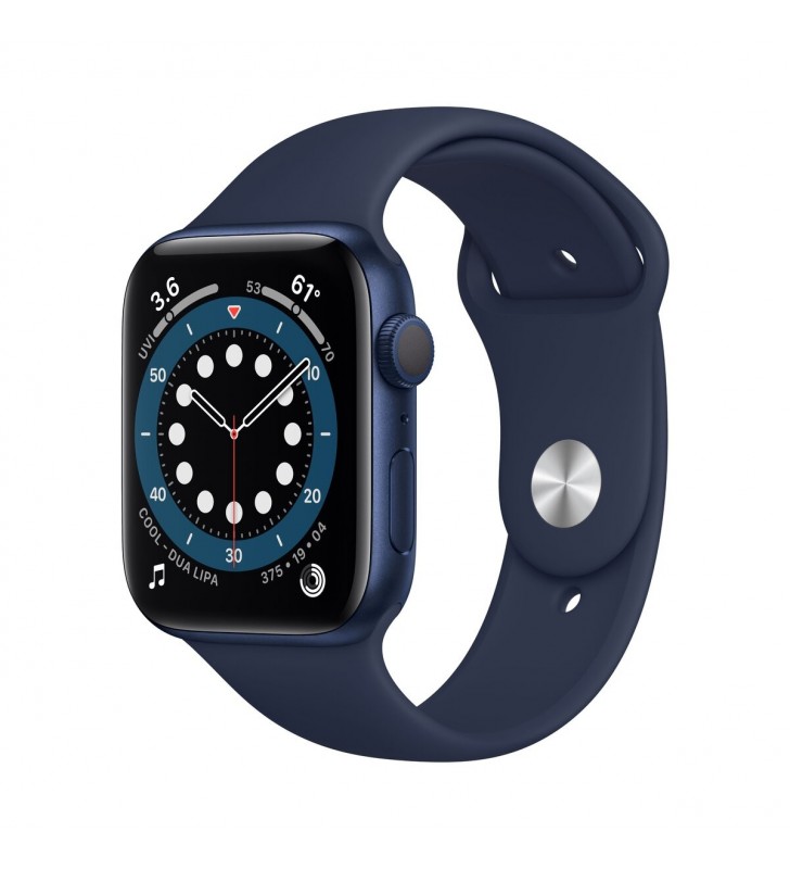 OPEN BOX Apple Watch 6 GPS, Carcasa 40mm Blue Aluminium Case, Deep Navy Sport Band