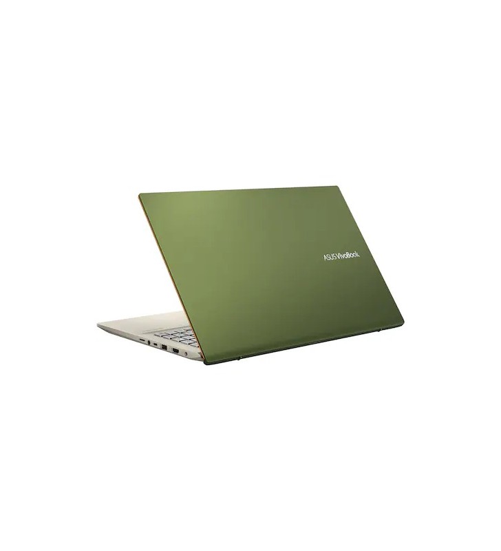 Laptop ASUS VivoBook S15 S532EQ cu procesor Intel® Core™ i5-1135G7 pana la 4.20 GHz, 15.6", Full HD, 8GB, 512GB SSD, NVIDIA® GeForce® MX350 2GB, Windows 10 Home, Moss Green