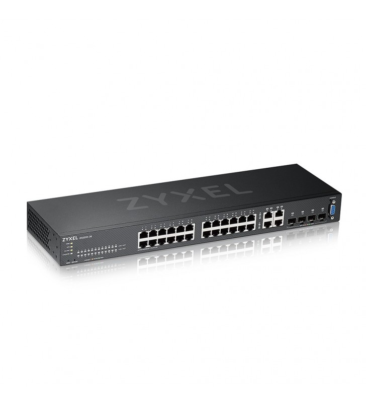 Zyxel GS2220-28-EU0101F switch-uri Gestionate L2 Gigabit Ethernet (10/100/1000) Negru