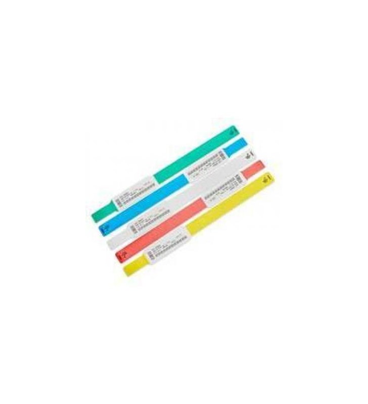 WRISTBAND, SYNTHETIC, 1X11IN (25.4X279.4MM) DT, Z BAND ULTRA SOFT, COATED, PERMANENT ADHESIVE, CARTRIDGE, 175/ROLL, 6/BOX, YELLOW