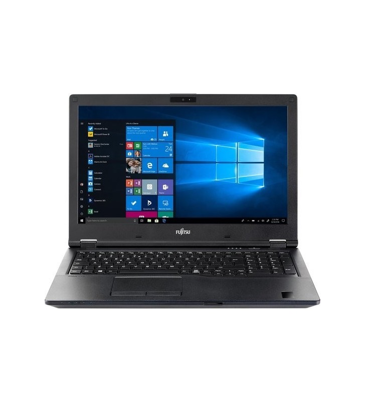 Laptop Fujitsu Lifebook E5510, Intel Core i3-10110U, 15.6inch, RAM 8GB, SSD 256GB, Intel UHD Graphics, No OS, Black