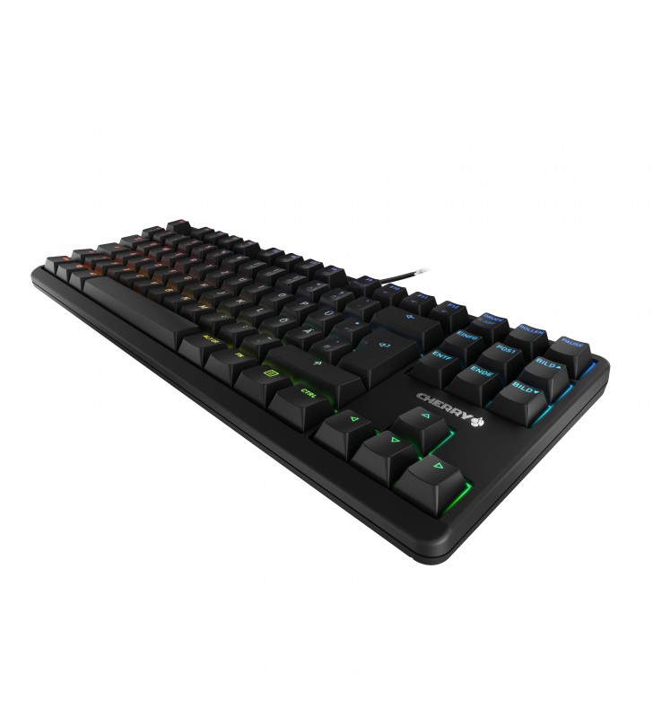 CHERRY G80-3000N RGB TKL tastaturi USB QWERTZ Germană Negru