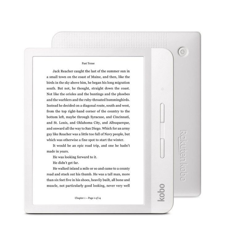 E-Book Reader Kobo Libra H2O, Ecran e-ink 7", 300ppi, 8GB, Wi-Fi (Alb)