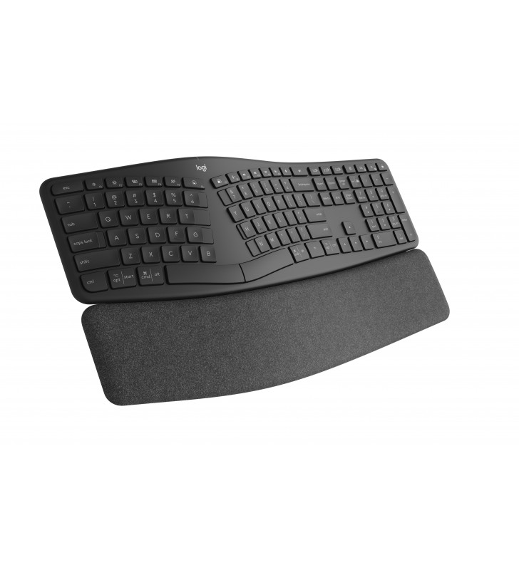 Logitech Ergo K860 for Business tastaturi RF Wireless + Bluetooth US Internațional Grafit