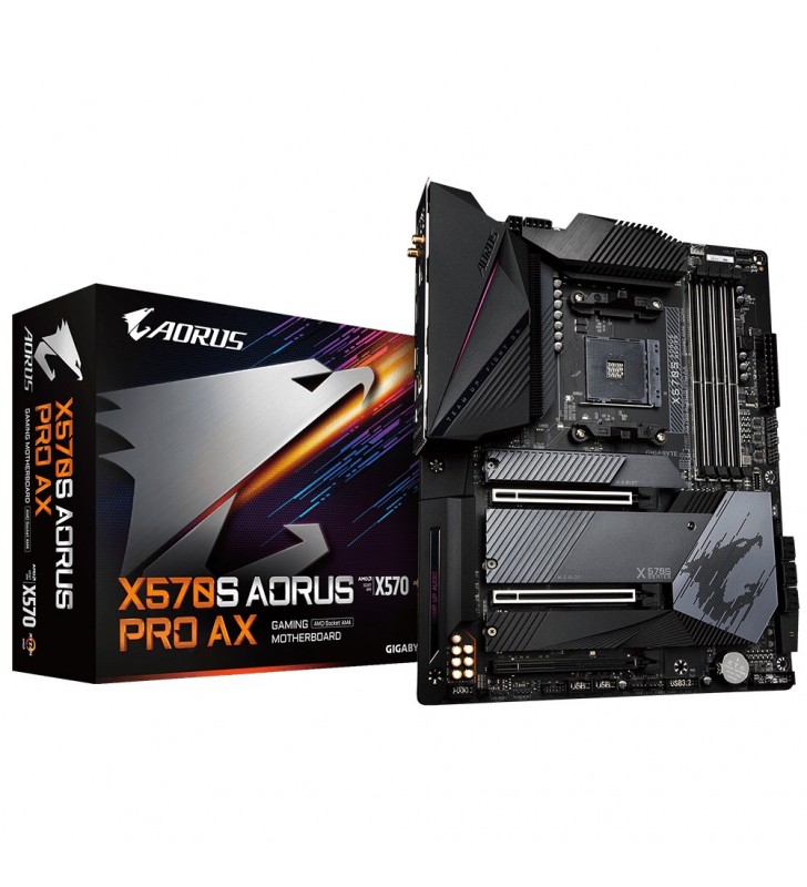 Gigabyte X570S AORUS PRO AX plăci de bază AMD X570 Mufă AM4 ATX
