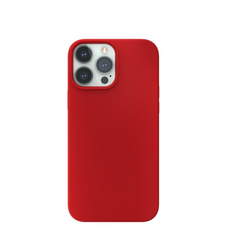Husa de protectie Next One cu MagSafe pentru iPhone 13 Pro Max, Silicon, Rosu