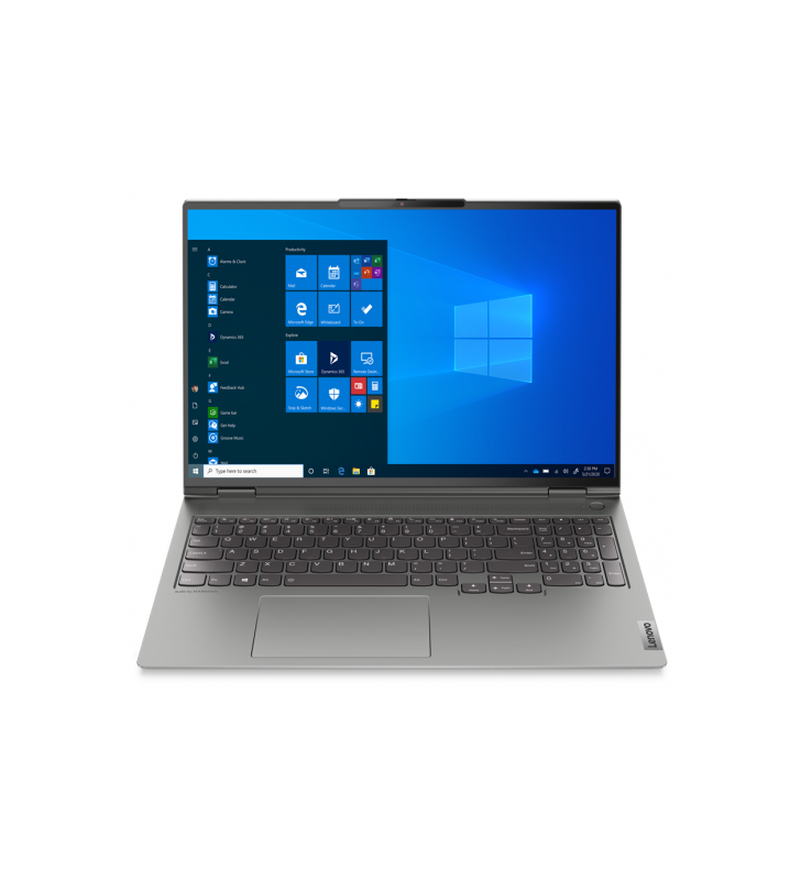 Laptop Lenovo ThinkBook 16P Gen 2 ACH, AMD Ryzen 7 5800H, 16inch, RAM 16GB, SSD 1TB, nVidia GeForce RTX 3060 6GB, Windows 10 Pro, Mineral Grey