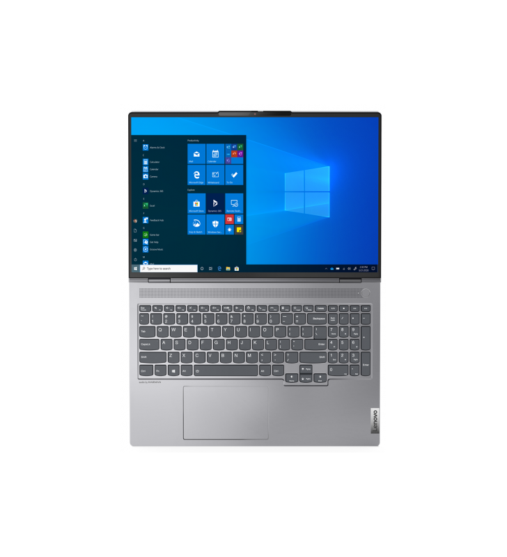 Laptop Lenovo ThinkBook 16P Gen 2 ACH, AMD Ryzen 7 5800H, 16inch, RAM 16GB, SSD 1TB, nVidia GeForce RTX 3060 6GB, Windows 10 Pro, Mineral Grey