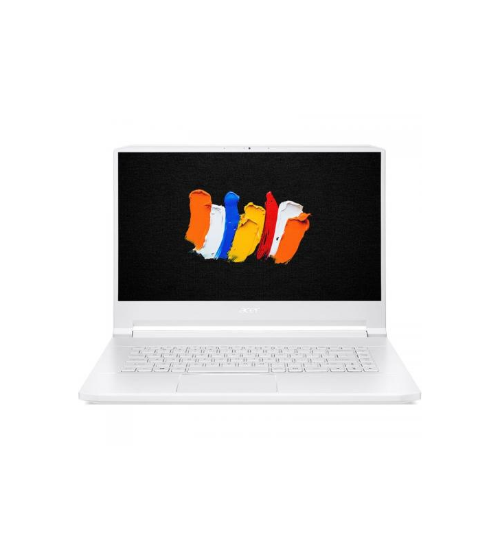 Laptop Acer ConceptD CN715-72P, Intel Core i7-10875H, 15.6inch, RAM 32GB, SSD 1TB, nVidia Quadro RTX 3000 6GB, Windows 10 Pro, White