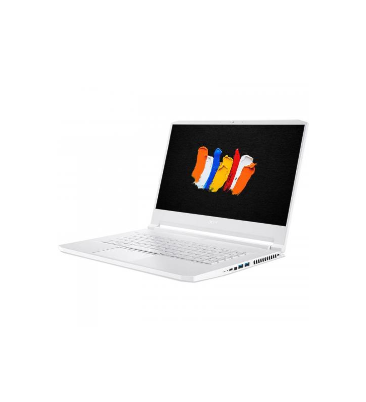 Laptop Acer ConceptD CN715-72P, Intel Core i7-10875H, 15.6inch, RAM 32GB, SSD 1TB, nVidia Quadro RTX 3000 6GB, Windows 10 Pro, White