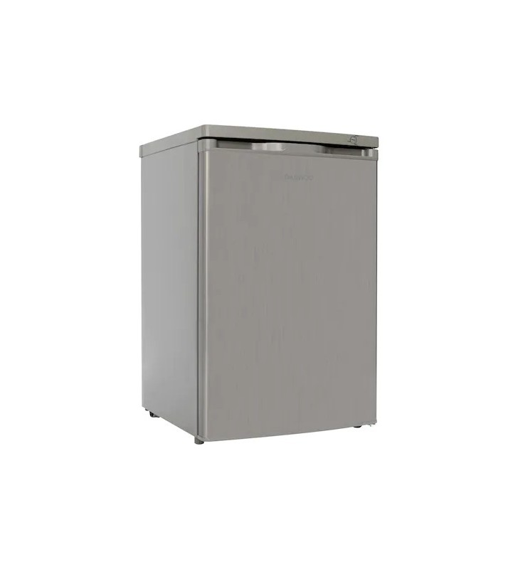 Congelator table-top Daewoo, 55 cm, 84 l, clasa A++/E, 85 cm inaltime, control mecanic, inox look/silver