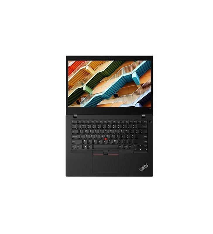 Laptop Lenovo ThinkPad L14 Gen1, Intel Core i5-10210U, 14inch, RAM 8GB, SSD 256GB, Intel UHD Graphics, Windows 10 Pro, Black