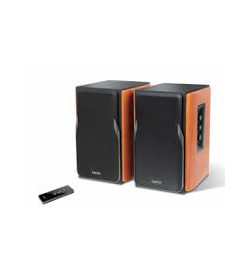 BOXE EDIFIER 2.0, RMS:  42W (2 x 21W), telecomanda wireless, volum, bass, treble, brown, "R1380T-BR"  (include TV 8 lei)