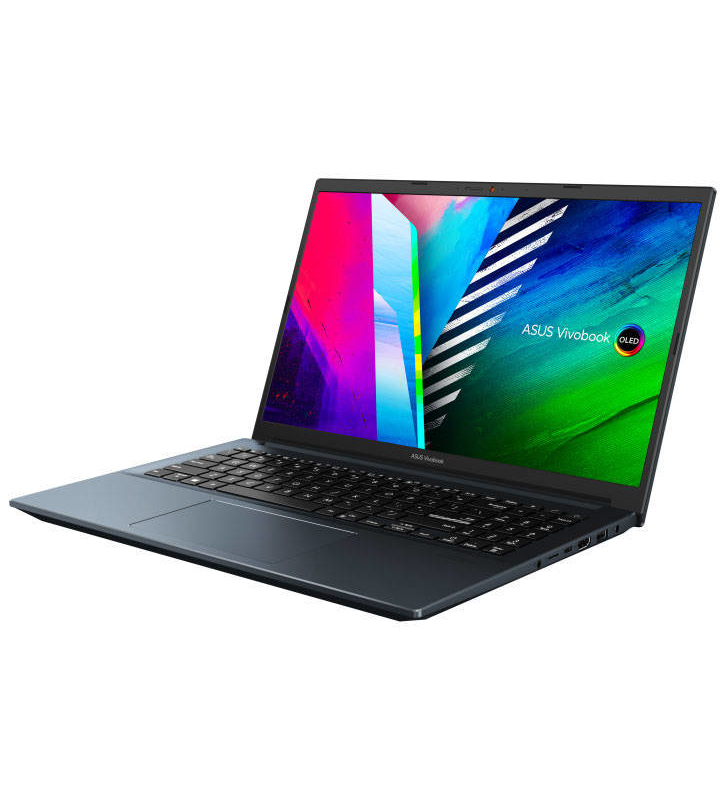 Laptop ASUS Vivobook Pro 15 OLED M3500QC-L1258 15.6 inch FHD AMD Ryzen 7 5800H 16GB DDR4 1TB SSD nVidia GeForce RTX 3050 4GB Quiet Blue