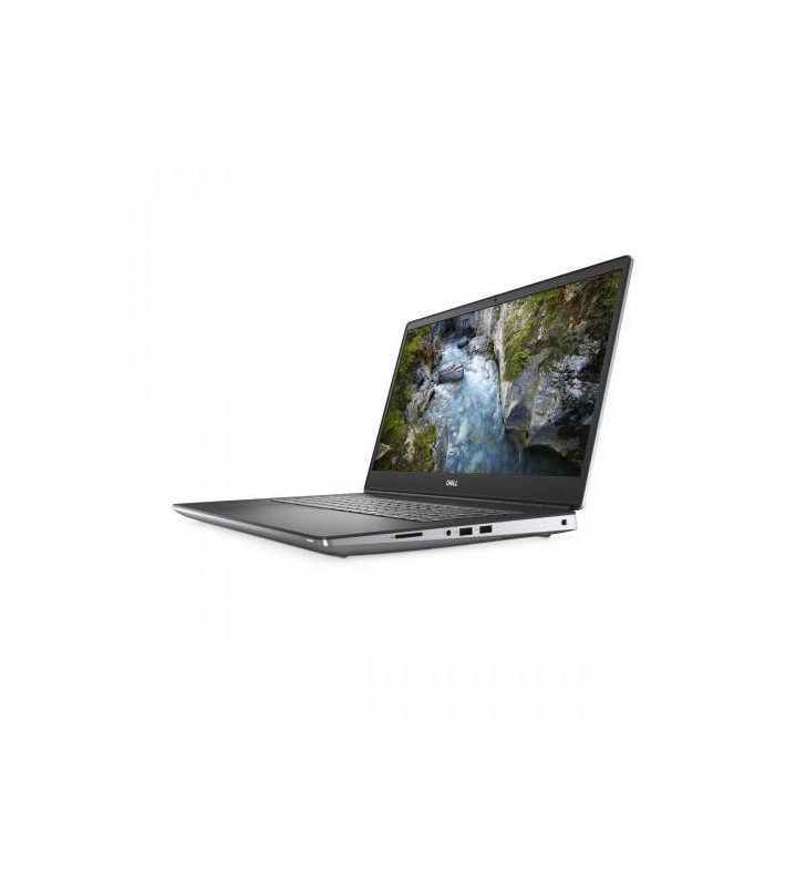 Laptop Dell Precision 7750, Intel Core i7-10850H, 17.3inch, RAM 32GB, SSD 2x 1TB, nVidia Quadro RTX 3000 6GB, Windows 10 Pro, Grey