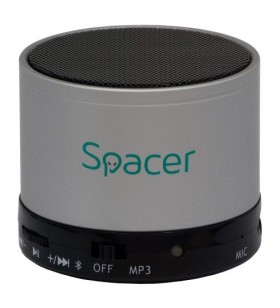BOXE SPACER portabile bluetooth TOPPER, RMS:  3W, control volum, acumulator 520mAh, timp de functionare pana la 5 ore, distanta