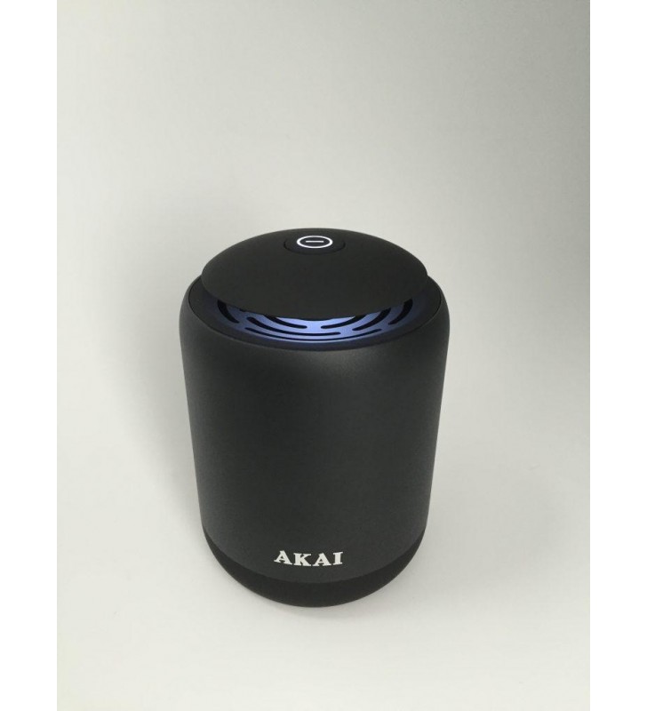 BOXE portabile AKAI, compact 1.0, RMS 5 W RMS,  Acumulator 1000mAh Li-ion, Bluetooth 4.2, cu fir, conector Bluetooth, Jack 3.5mm, negru, "ABTS-S4"