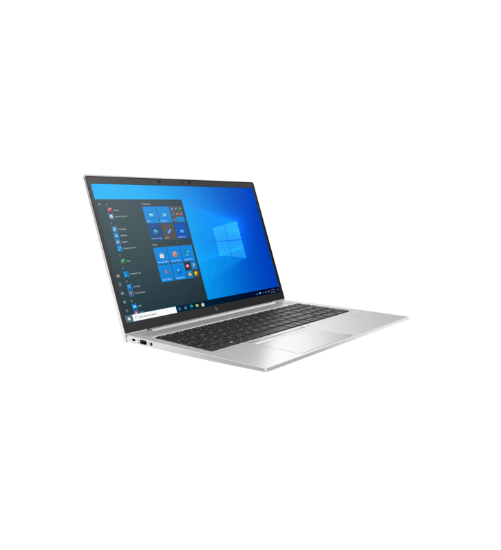 Laptop HP EliteBook 850 G8, Procesor 11th Generation Intel Core i5-1135G7 up to 4.20GHz, 15.6" FHD (1920x1080) ISP anti-glare, ram 8GB 3200MHz DDR4, 256GB SSD M.2 PCIe NVMe, Intel® Iris® Xᵉ Graphics, culoare Silver, Windows 10 Pro