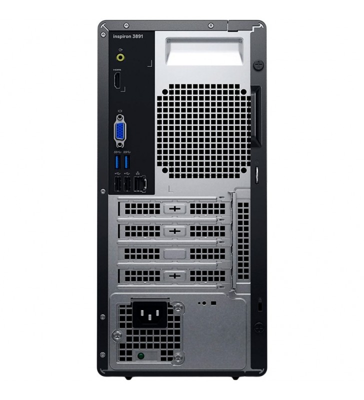 Dell Inspiron 3891 Desktop MT,Intel Core i5-10400(6 Core/12MB/2.9GHz to 4.3GHz),8GB(1x8)2666MHz,256GB(M.2)NVMe PCIe+1TB(3.5")7200rpm,DVD+/-,Intel UHD Graphics 630,Intel Wi-Fi 6 2x2(Gig+)&BT,Dell Mouse-MS116,Dell Keybd KB216,Win10Pro,3Yr CIS