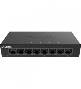 Switch D-LINK DGS-108GL, 8 porturi Gigabit, negru
