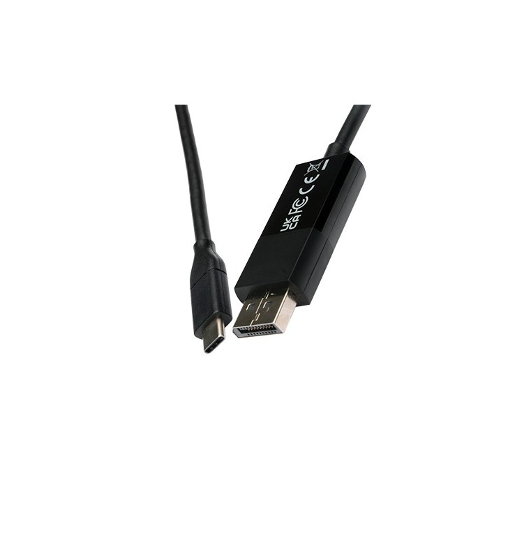V7 V7UCDP-2M adaptor mufă cablu USB Type-C 3.2 Gen 1 DisplayPort Negru