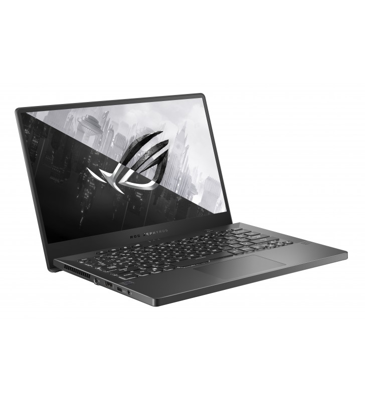 Laptop ASUS ROG Zephyrus G14 GA401QEC-K2064T, AMD Ryzen 9 5900HS, 14inch, RAM 16GB, SSD 1TB, Nvidia GeForce RTX 3050 Ti 4GB, Windows 10, Gray