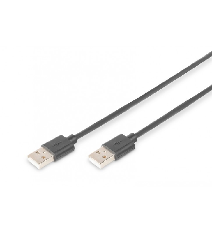 DIGITUS USB 20 CABLE TYPE A/M/M 1.8M USB 2.0 CONFORM UL BL