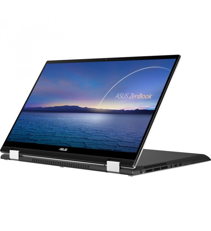 Ultrabook ASUS 15.6'' ZenBook Flip 15 UX564EH, FHD Touch, Procesor Intel® Core™ i7-1165G7 (12M Cache, up to 4.70 GHz, with IPU), 16GB DDR4, 1TB SSD, GeForce GTX 1650 4GB, Win 10 Pro, Mineral Grey