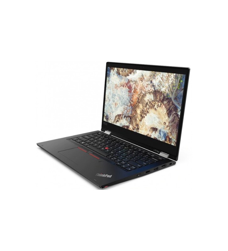 Laptop 2-in-1 Lenovo ThinkPad L13 YOGA, Intel Core i5-10210U, 13.3inch Touch, RAM 8GB, SSD 256GB, Intel UHD Graphics, Windows 10 Pro, Black