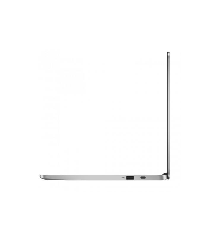 Laptop Asus ChromeBook C423NA-EC0642, Intel Celeron Dual Core N3350, 14inch Touch, RAM 4GB, eMMC 64GB, Intel HD Graphics 500, Chrome OS, Silver