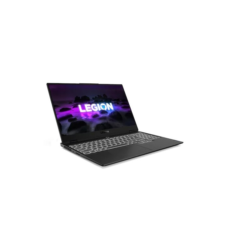 Laptop Gaming Lenovo Legion S7 15ACH6 cu procesor AMD Ryzen 7 5800H, 15.6", Full HDm 165Hz, 16GB, 1TB SSD, NVIDIA GeForce RTX 3060 6GB, No OS, Shadow Black